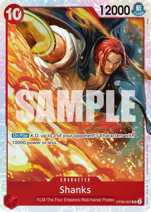 Shanks OP06-007 One Piece TCG