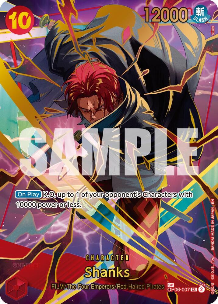 Shanks (SP) OP06-007_p6 One Piece TCG