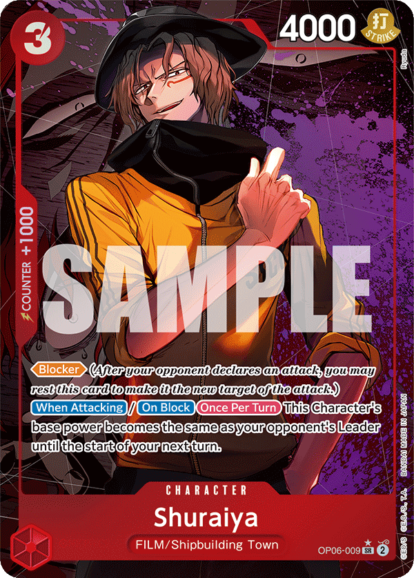 Shuraiya (Alternate Art) OP06-009_p1 One Piece TCG