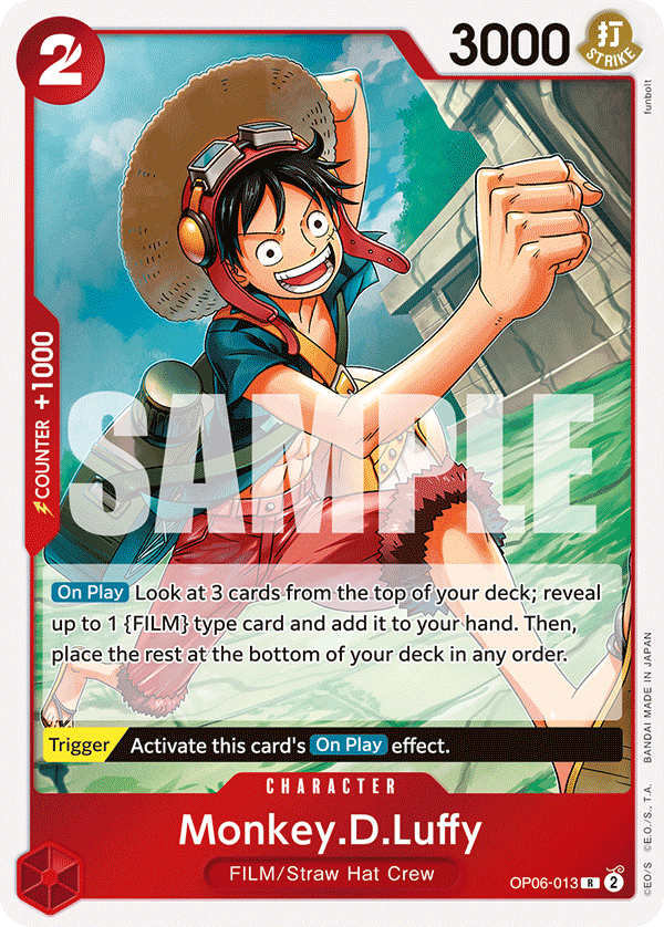 Monkey.D.Luffy OP06-013 One Piece TCG