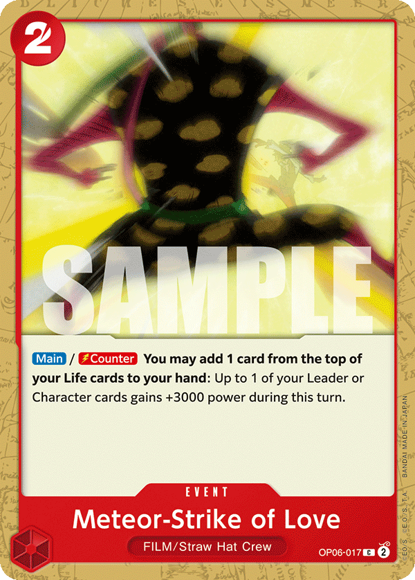 Meteor-Strike of Love OP06-017 One Piece TCG