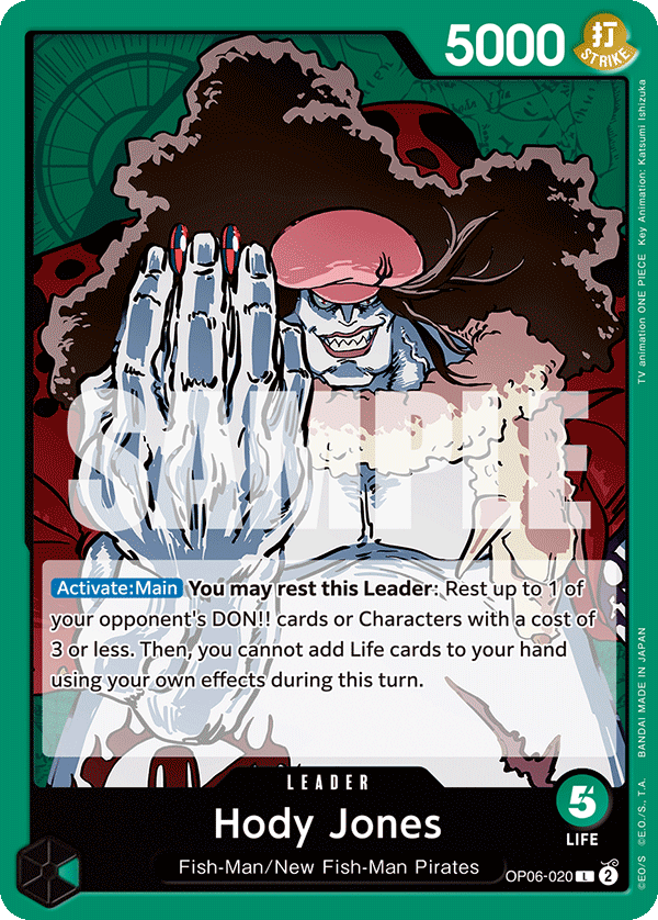 Hody Jones (020) OP06-020 One Piece TCG