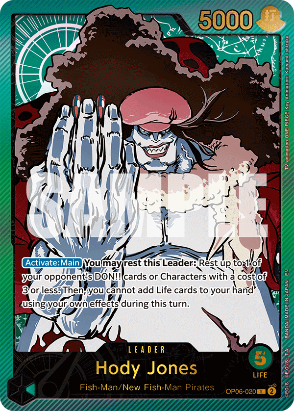 Hody Jones (SPR) OP06-020_p2 One Piece TCG