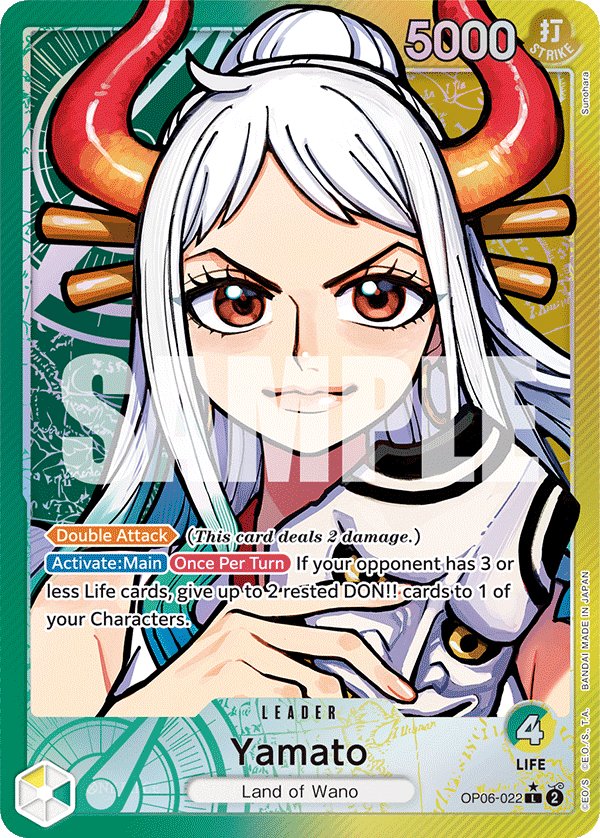 Yamato (Alternate Art) OP06-022_p1 One Piece TCG