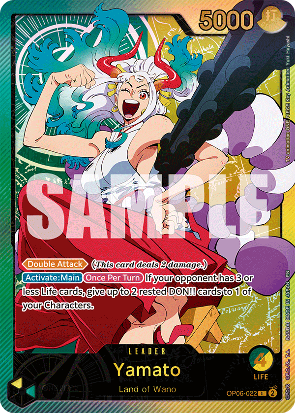 Yamato (SPR) OP06-022_p2 One Piece TCG