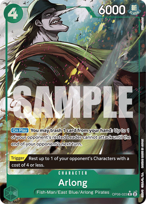 Arlong (Full Art) OP06-023_p3 One Piece TCG