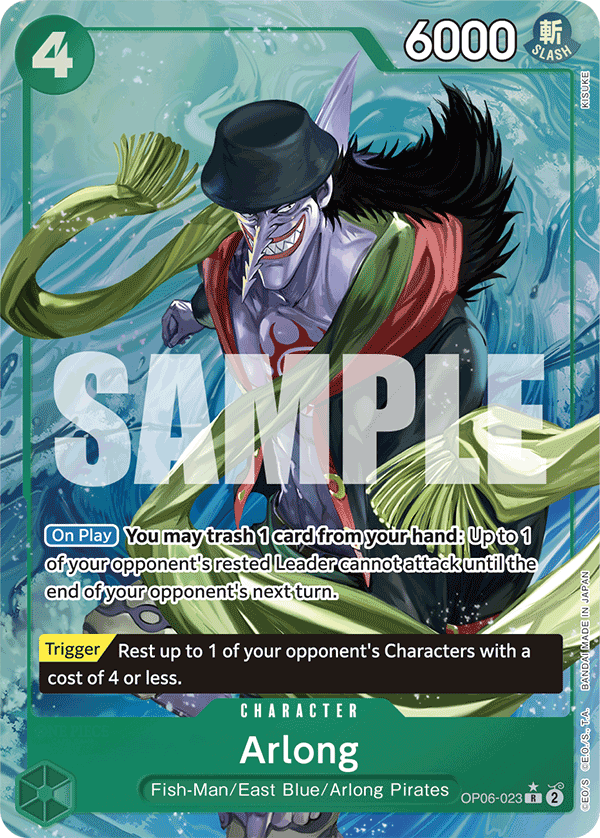 Arlong (Alternate Art) OP06-023_p4 One Piece TCG