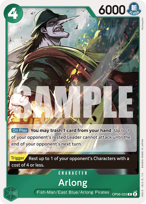 Arlong OP06-023_r1 One Piece TCG