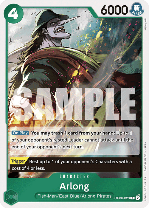 Arlong OP06-023_r1 One Piece TCG
