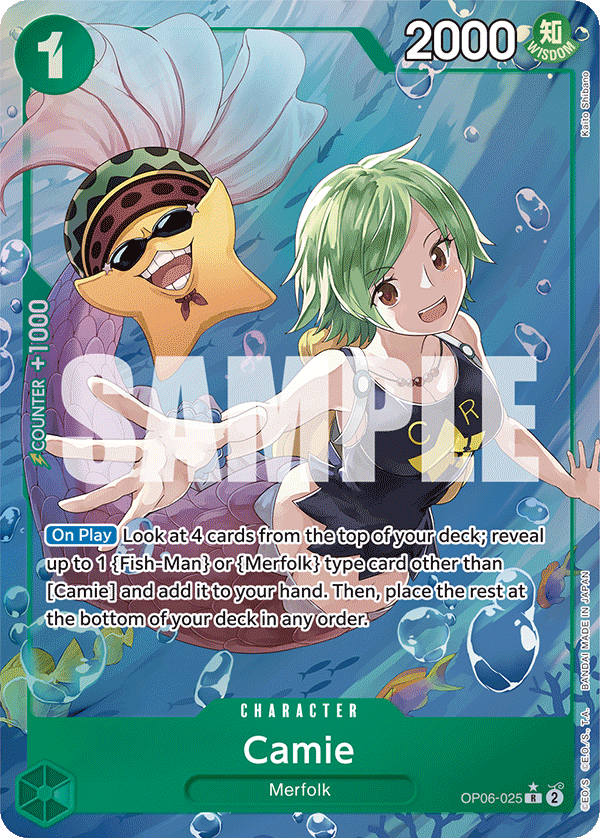 Camie (Alternate Art) OP06-025_p1 One Piece TCG