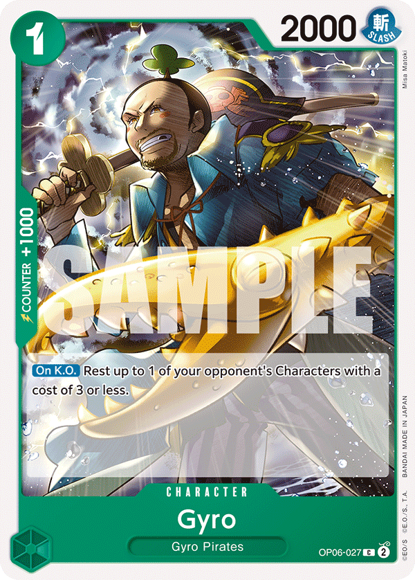 Gyro OP06-027 One Piece TCG