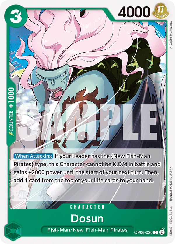 Dosun OP06-030 One Piece TCG
