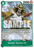 Vander Decken IX OP06-033 One Piece TCG