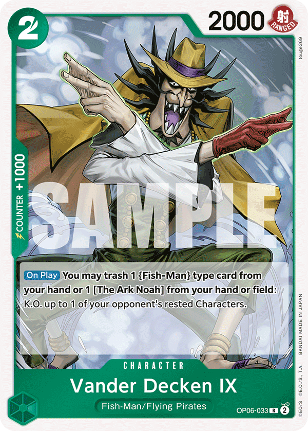 Vander Decken IX OP06-033 One Piece TCG