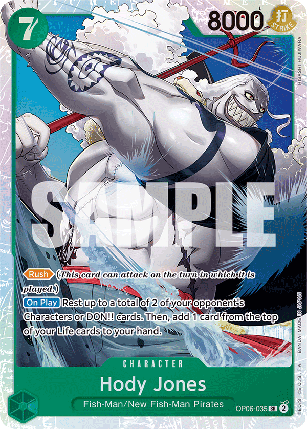 Hody Jones (035) OP06-035 One Piece TCG