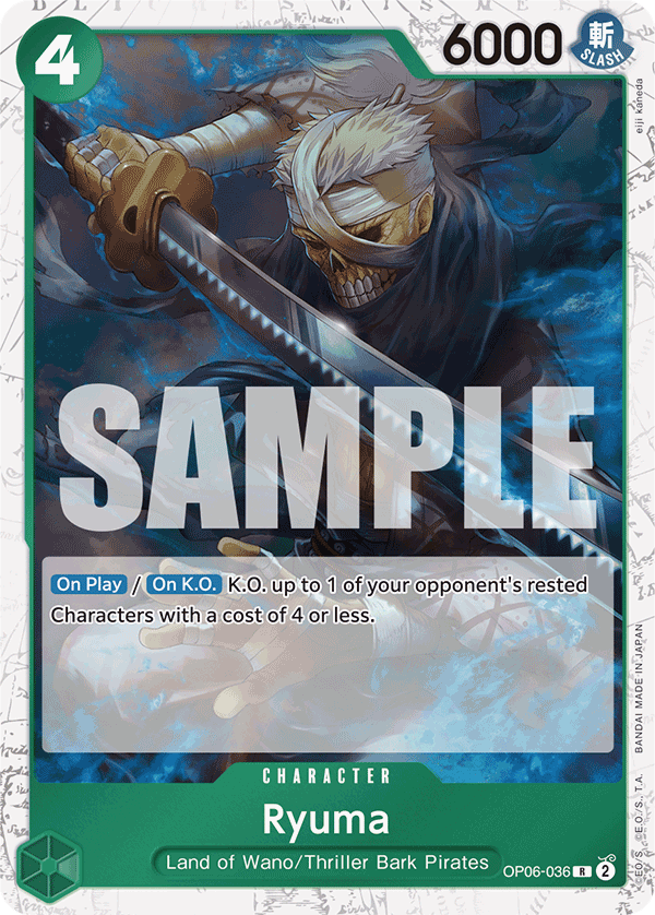 Ryuma (Jolly Roger Foil) OP06-036_p2 One Piece TCG