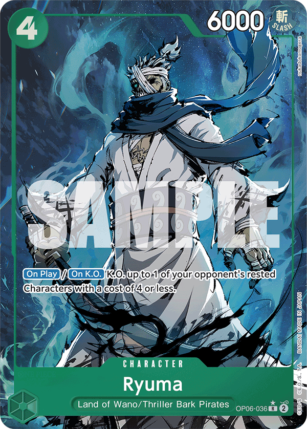 Ryuma (Alternate Art) OP06-036_p4 One Piece TCG