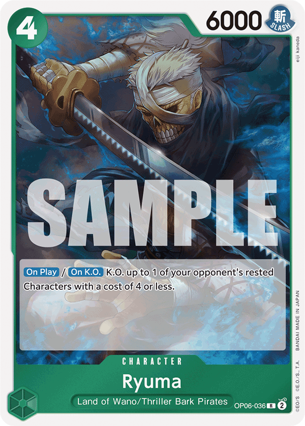 Ryuma OP06-036_r1 One Piece TCG