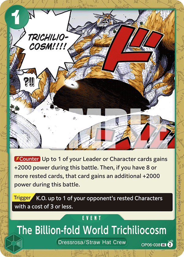 The Billion-fold World Trichiliocosm OP06-038_r1 One Piece TCG