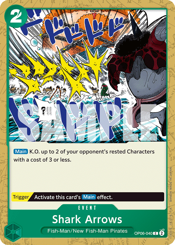 Shark Arrows OP06-040 One Piece TCG