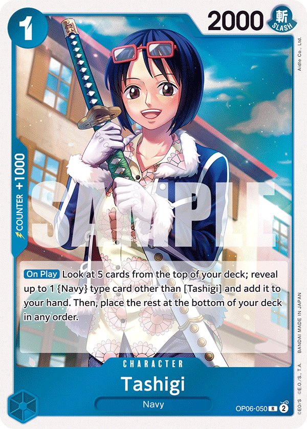 Tashigi OP06-050 One Piece TCG