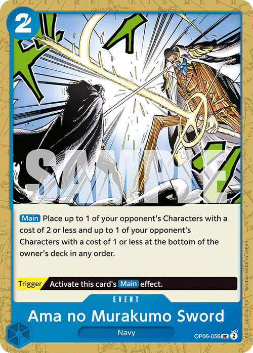 Ama no Murakumo Sword OP06-056 One Piece TCG