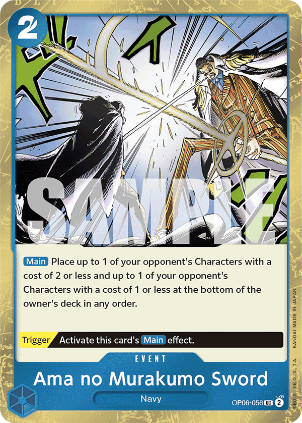 Ama no Murakumo Sword (Jolly Roger Foil) OP06-056_p2 One Piece TCG
