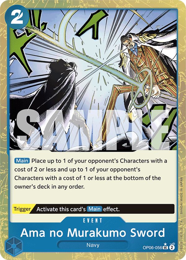 Ama no Murakumo Sword (Textured Foil) OP06-056_p3 One Piece TCG
