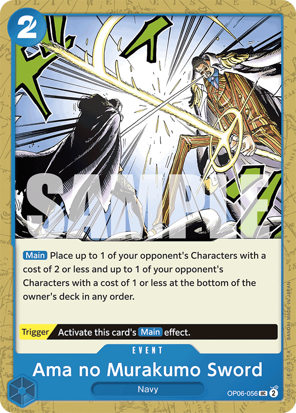 Ama no Murakumo Sword OP06-056_r1 One Piece TCG