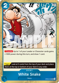 White Snake (Pirate Foil) OP06-059_p1 One Piece TCG