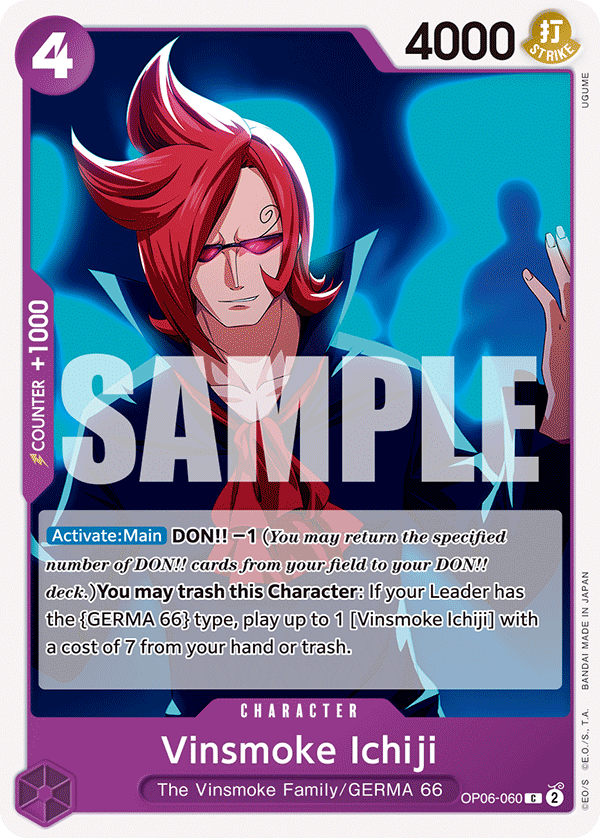 Vinsmoke Ichiji (060) OP06-060 One Piece TCG