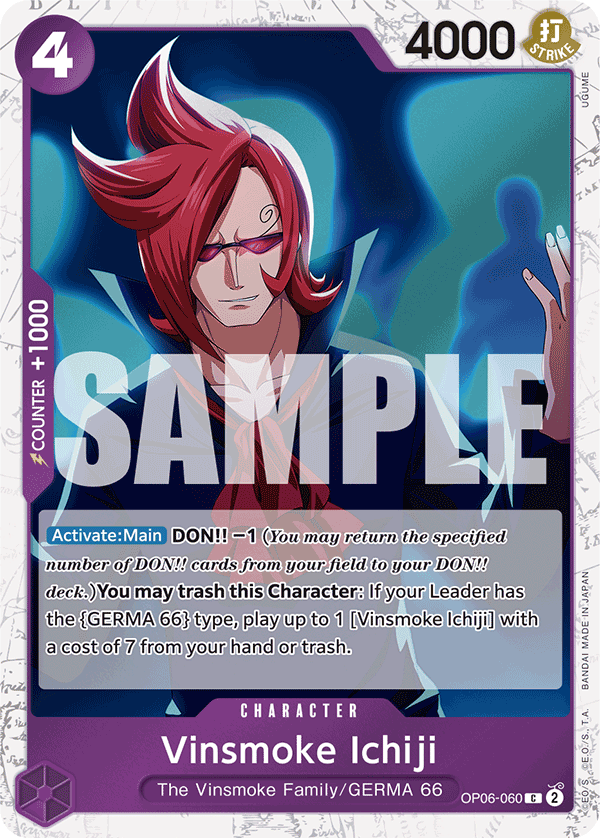 Vinsmoke Ichiji (OP06-060) (Jolly Roger Foil) OP06-060_p2 One Piece TCG