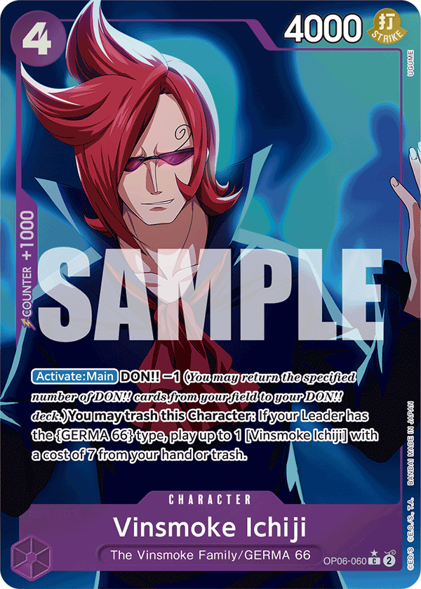 Vinsmoke Ichiji (OP06-060) (Full Art) OP06-060_p3 One Piece TCG