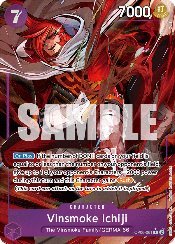 Vinsmoke Ichiji (061) (Alternate Art) OP06-061_p1 One Piece TCG