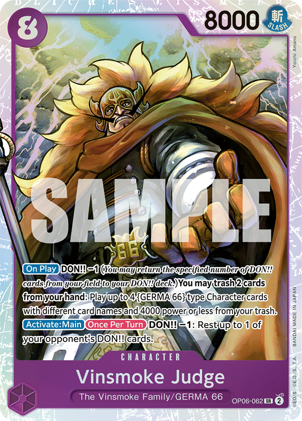 Vinsmoke Judge OP06-062 One Piece TCG