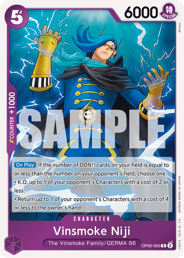 Vinsmoke Niji (065) OP06-065 One Piece TCG