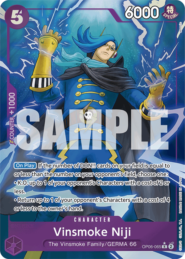Vinsmoke Niji (OP06-065) (Full Art) OP06-065_p3 One Piece TCG