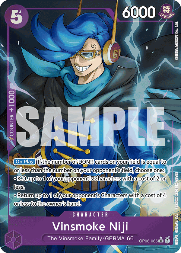 Vinsmoke Niji (OP06-065) (Alternate Art) OP06-065_p4 One Piece TCG