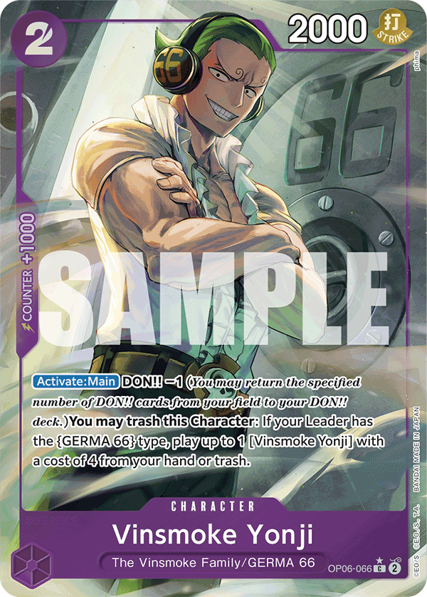 Vinsmoke Yonji (OP06-066) (Full Art) OP06-066_p3 One Piece TCG
