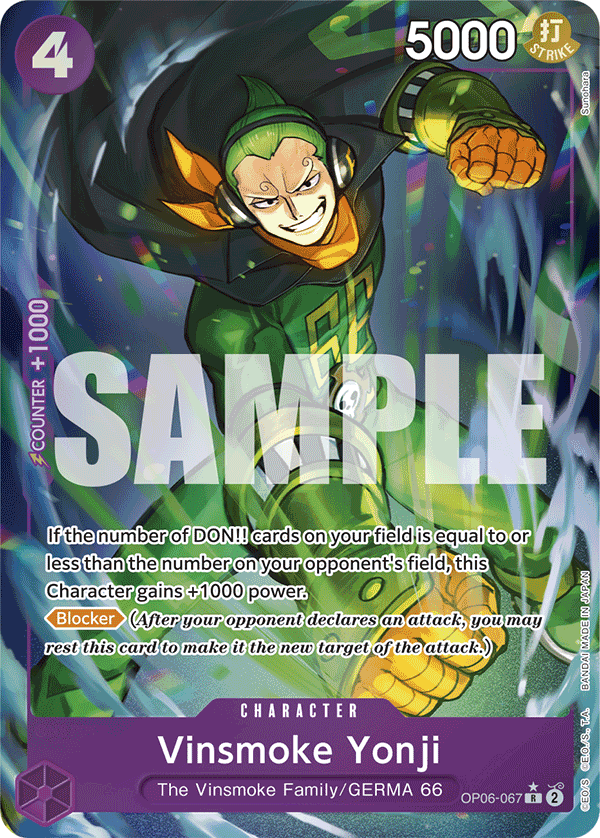 Vinsmoke Yonji (OP06-067) (Full Art) OP06-067_p3 One Piece TCG