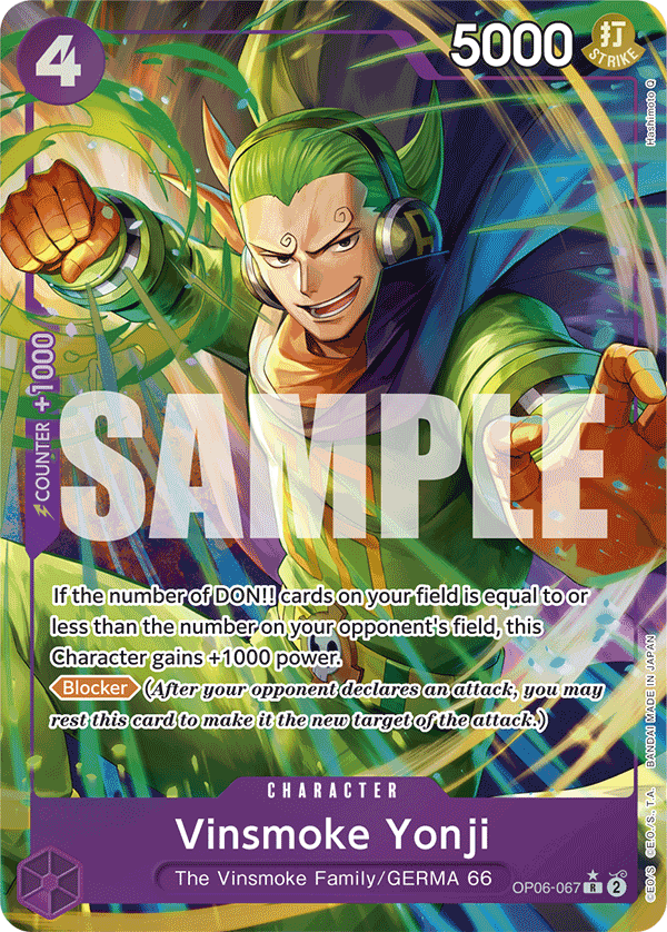 Vinsmoke Yonji (OP06-067) (Alternate Art) OP06-067_p4 One Piece TCG
