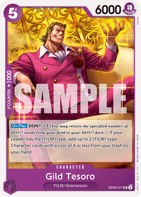 Gild Tesoro OP06-071 One Piece TCG