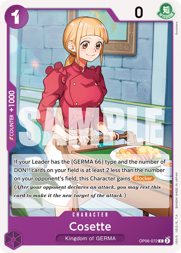 Cosette OP06-072 One Piece TCG