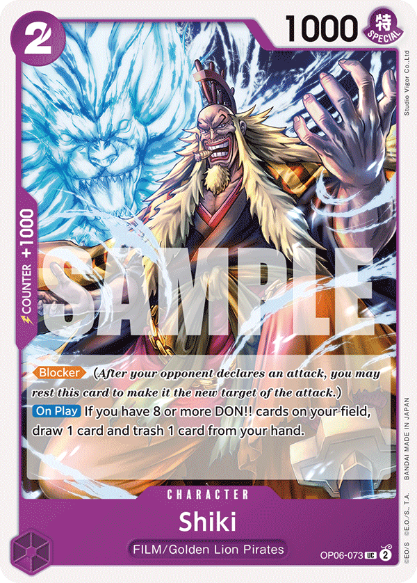 Shiki OP06-073 One Piece TCG