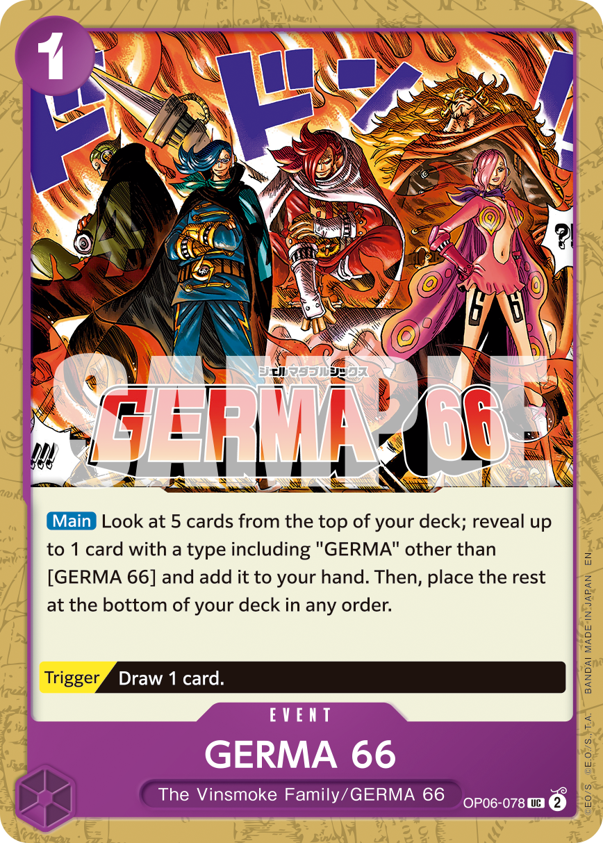 GERMA 66 (Reprint) OP06-078_r1 One Piece TCG
