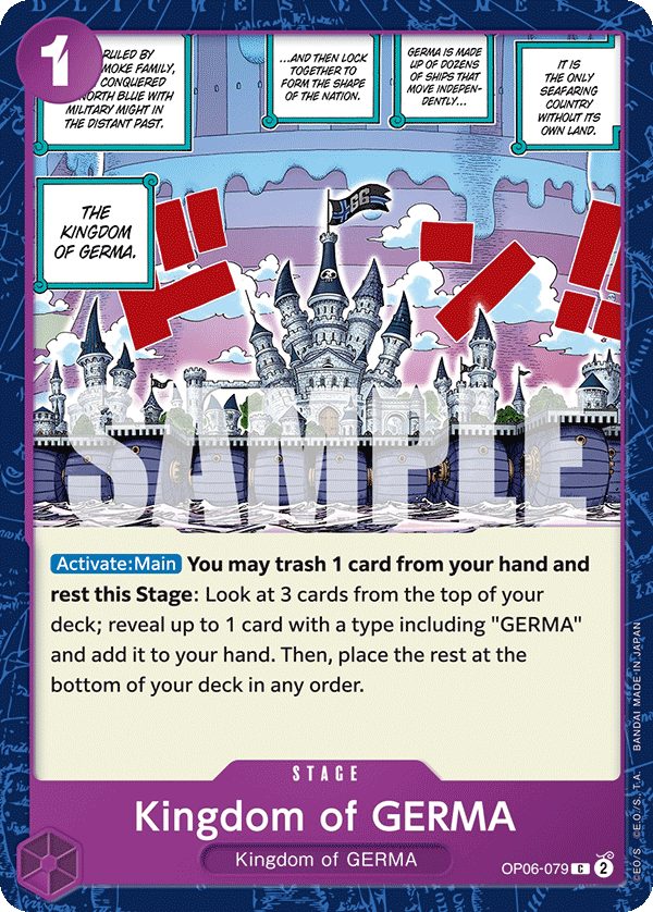 Kingdom of GERMA OP06-079 One Piece TCG
