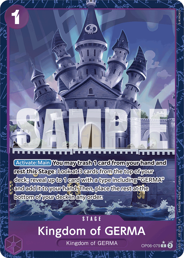 Kingdom of GERMA (Alternate Art) OP06-079_p4 One Piece TCG