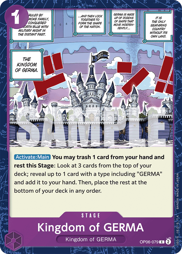 Kingdom of GERMA OP06-079_r1 One Piece TCG