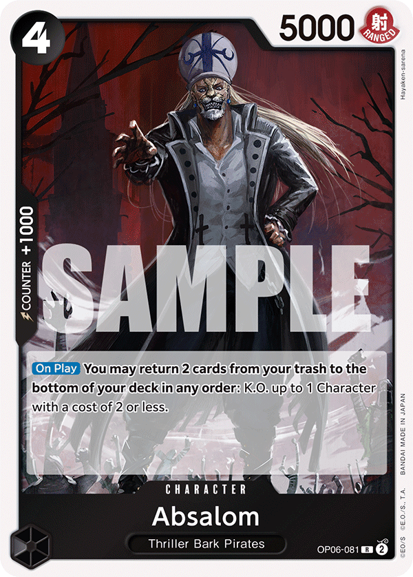 Absalom OP06-081 One Piece TCG