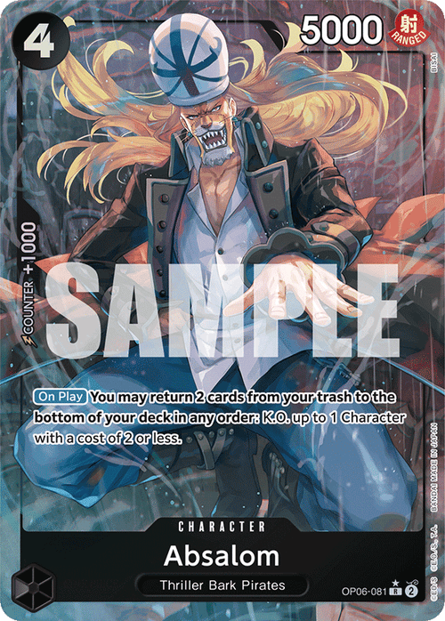 Absalom (Alternate Art) OP06-081_p1 One Piece TCG
